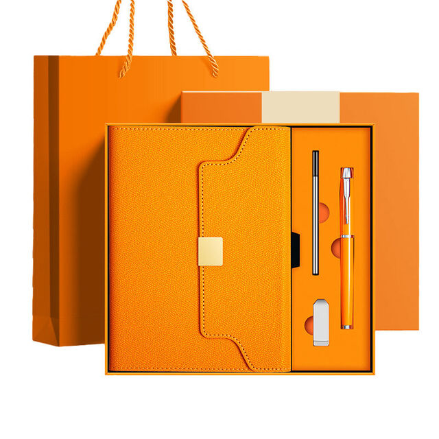 Set de Cuaderno A5 de Lujo Personalizado, Tapa Dura de PU, Diario de Negocios con Bolígrafo, Termo y Caja de Regalo para Graduación y Promoción, Múltiples Colores