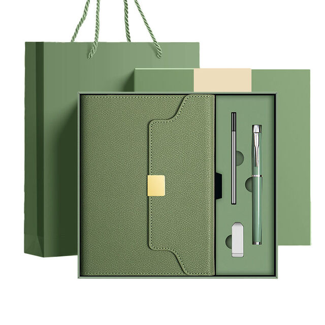 Set de Cuaderno A5 de Lujo Personalizado, Tapa Dura de PU, Diario de Negocios con Bolígrafo, Termo y Caja de Regalo para Graduación y Promoción, Múltiples Colores