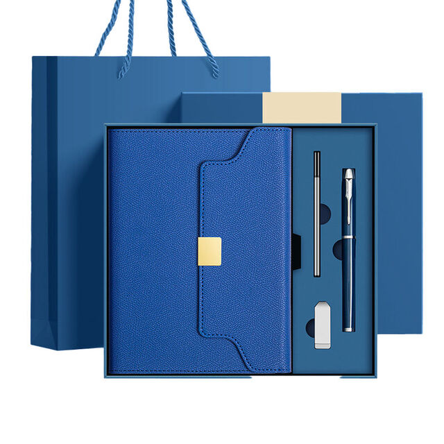Set de Cuaderno A5 de Lujo Personalizado, Tapa Dura de PU, Diario de Negocios con Bolígrafo, Termo y Caja de Regalo para Graduación y Promoción, Múltiples Colores