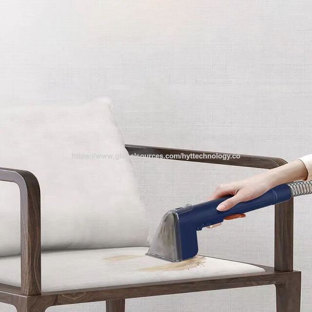 Limpador de Manchas Portátil Sem Fio para Carpetes e Estofados com Filtro HEPA, Máquina de Limpeza Recarregável a Seco e Úmido