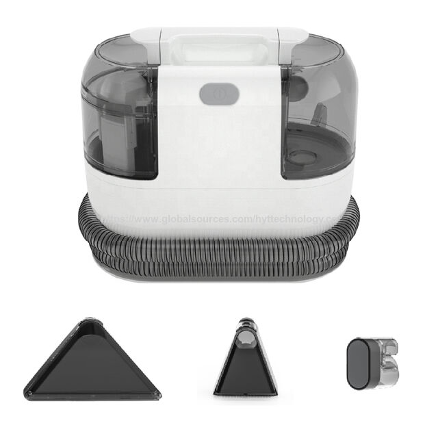 Limpador de Manchas Portátil Sem Fio para Carpetes e Estofados com Filtro HEPA, Máquina de Limpeza Recarregável a Seco e Úmido