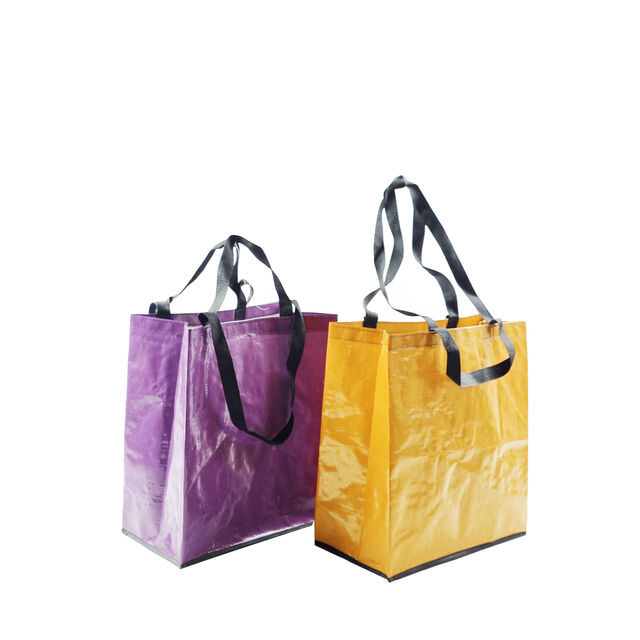Grands sacs fourre-tout pliables pour courses - Poignées robustes pour courses lourdes, parfaits pour supermarchés, marchés de producteurs, stockage