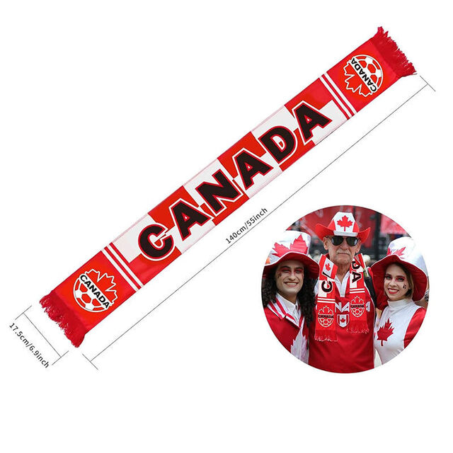 Großhandel Promotion Custom Design Logo Flag Fußball Sportmannschaft Fußballfans Nationalflagge Schal Quastenschals
