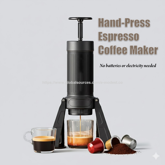Pembuat Espresso Manual Portabel