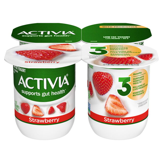 Iogurte Activia disponível para venda em grandes quantidades