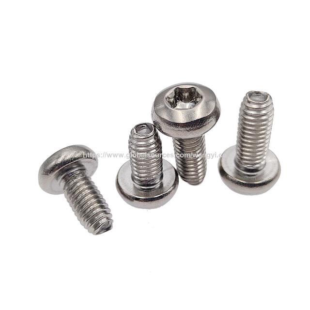 Manufacturer carbon steel nickel pan head torx triangle locking screws self tapping screws