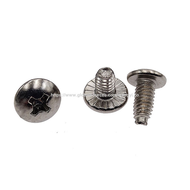 Wholesale carbon steel nickel Phillips large flat head triangle tooth locking screws self tapping screws