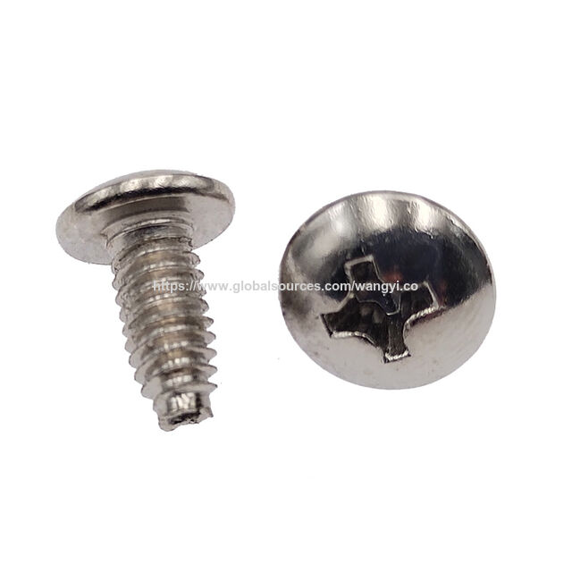 Wholesale carbon steel nickel Phillips large flat head triangle tooth locking screws self tapping screws
