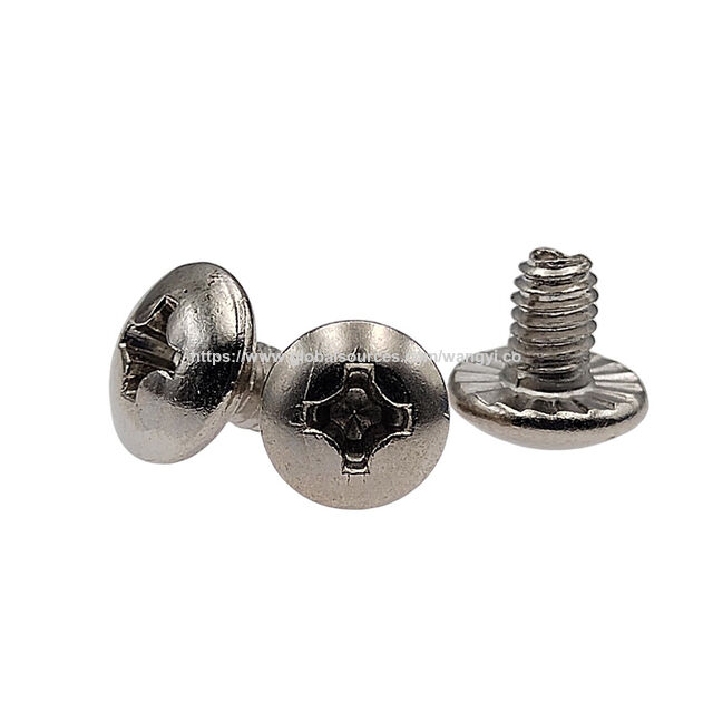 Wholesale carbon steel nickel Phillips large flat head triangle tooth locking screws self tapping screws