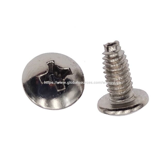 Wholesale carbon steel nickel Phillips large flat head triangle tooth locking screws self tapping screws