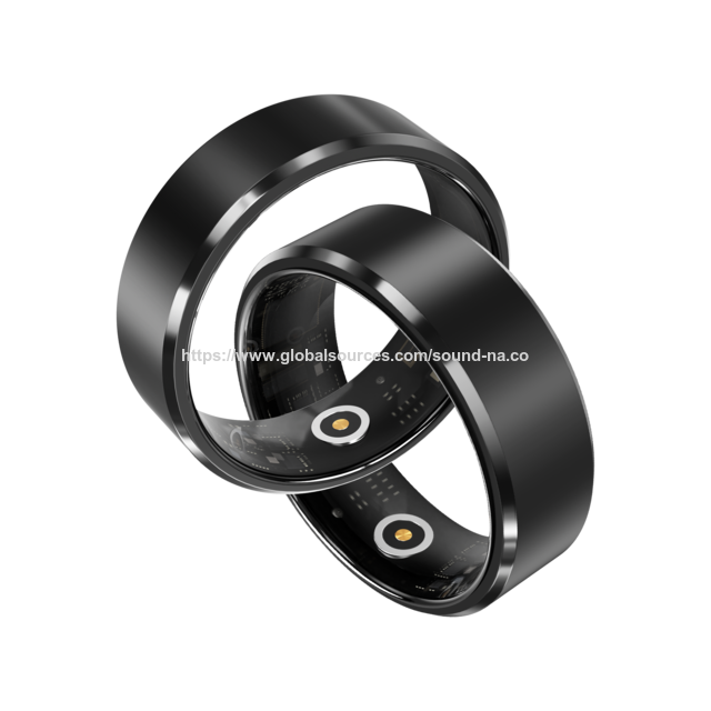 Bague Connectée : Nouvel Exemple de Technologie et d'Esthétique. Suivi de l'Oxygène Sanguin et du Sommeil. Étanche. Bague Connectée avec Moniteur de Fitness.