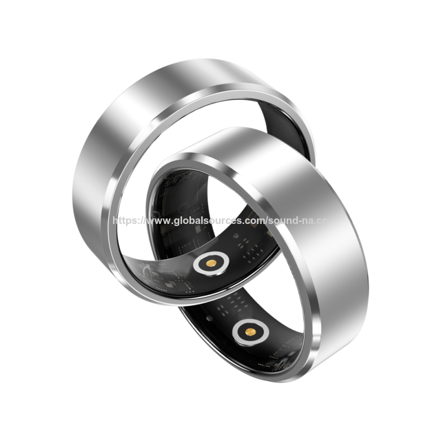 Bague Connectée : Nouvel Exemple de Technologie et d'Esthétique. Suivi de l'Oxygène Sanguin et du Sommeil. Étanche. Bague Connectée avec Moniteur de Fitness.