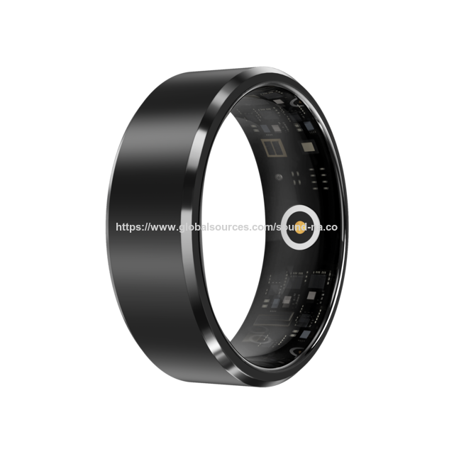 Bague Connectée : Nouvel Exemple de Technologie et d'Esthétique. Suivi de l'Oxygène Sanguin et du Sommeil. Étanche. Bague Connectée avec Moniteur de Fitness.