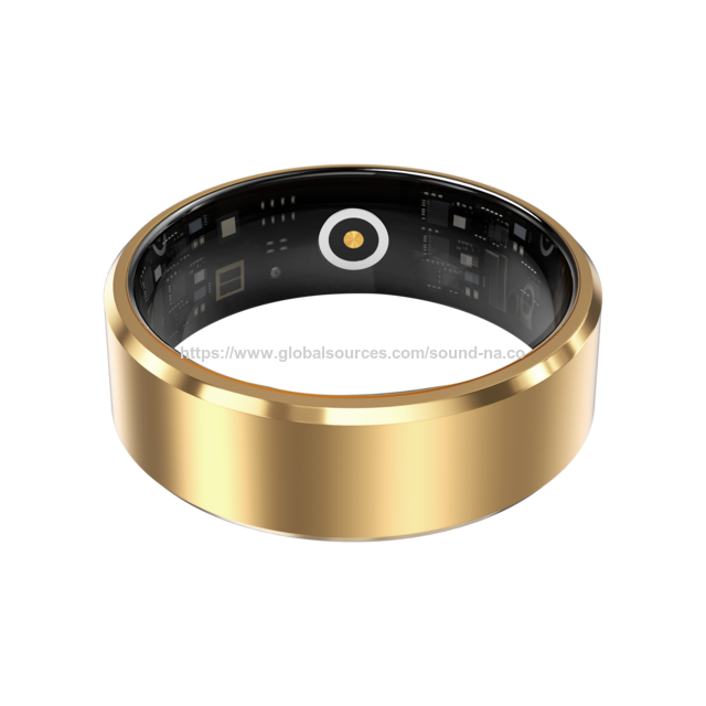 Bague Connectée : Nouvel Exemple de Technologie et d'Esthétique. Suivi de l'Oxygène Sanguin et du Sommeil. Étanche. Bague Connectée avec Moniteur de Fitness.