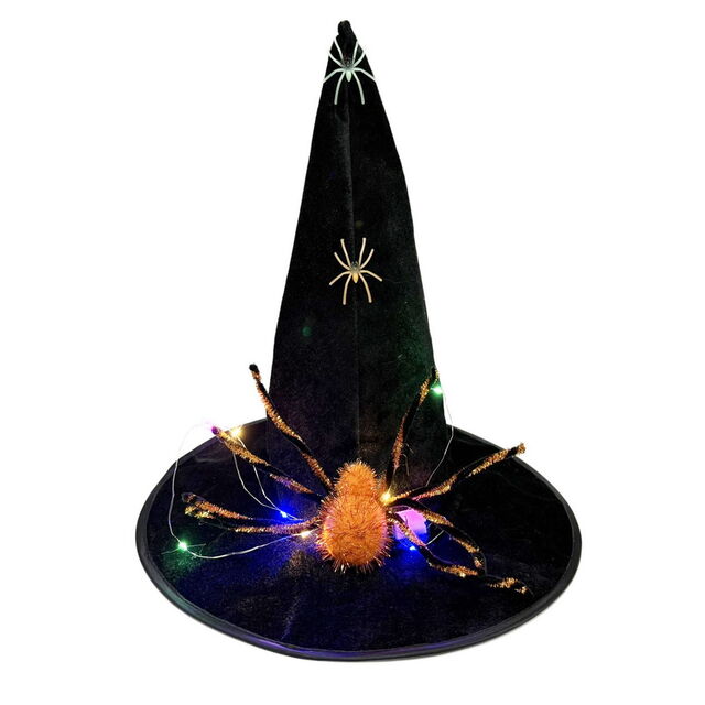 Sombrero de Bruja Transfronterizo de Halloween con Personaje Tejido Estilo Unisex para Fiesta