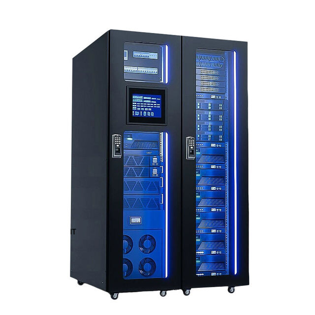 Soluções de Alta Qualidade Gabinetes com Ar Condicionado Rack de Servidor Padrão de Montagem de 19 Polegadas Gabinete de Rede com Porta de Malha de Aço