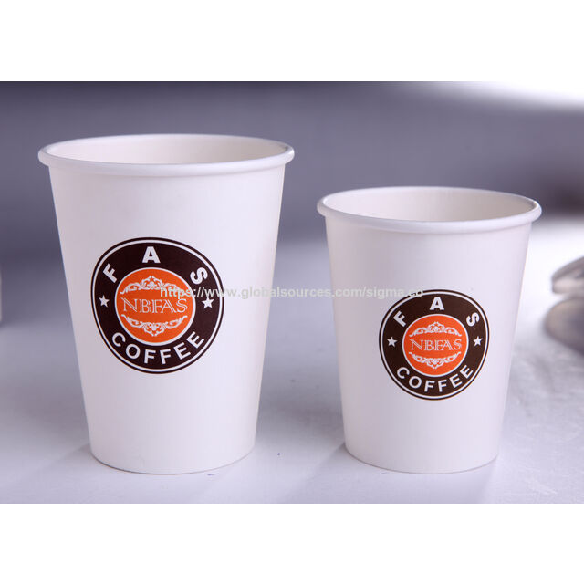 Vaso de Papel Desechable, Pared Simple, Variedad de Tamaños y Tipos, Diseños Personalizados Disponibles, Vaso de 8oz para Bebidas Calientes y Frías al Por Mayor.