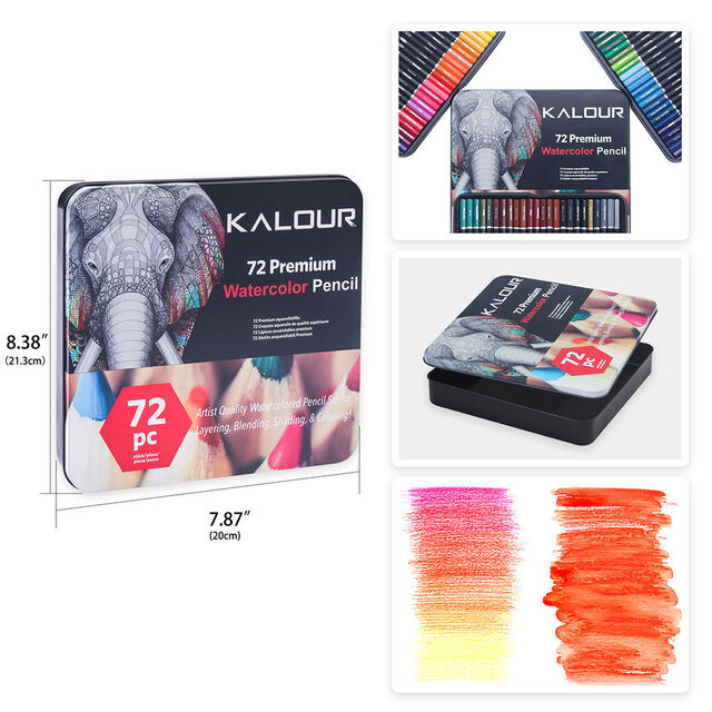 Set de Arte Profesional de 140 Piezas con Acuarelas, Pasteles al Óleo, Crayones, Lápices de Colores, Rotuladores y Lápices de Dibujo para Niños
