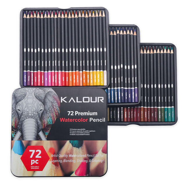 Set de Arte Profesional de 140 Piezas con Acuarelas, Pasteles al Óleo, Crayones, Lápices de Colores, Rotuladores y Lápices de Dibujo para Niños