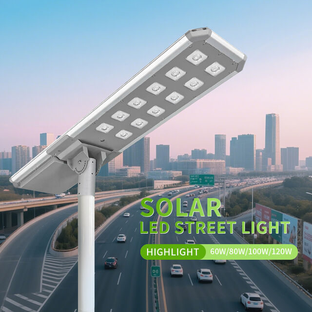 Lampadaire Solaire LED Haute Luminosité 60W-150W avec Étanchéité IP65