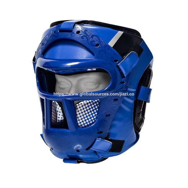 Casques de taekwondo, Casque de boxe pour enfants, Protection de tête de combat de taekwondo, Épaissi, Conception de visage de singe, Entraînement de compétition, Équipement de protection