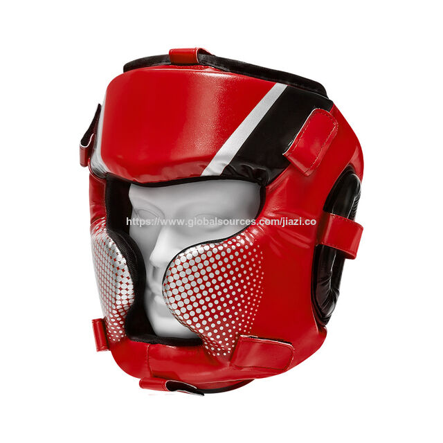 Casques de taekwondo, Casque de boxe pour enfants, Protection de tête de combat de taekwondo, Épaissi, Conception de visage de singe, Entraînement de compétition, Équipement de protection