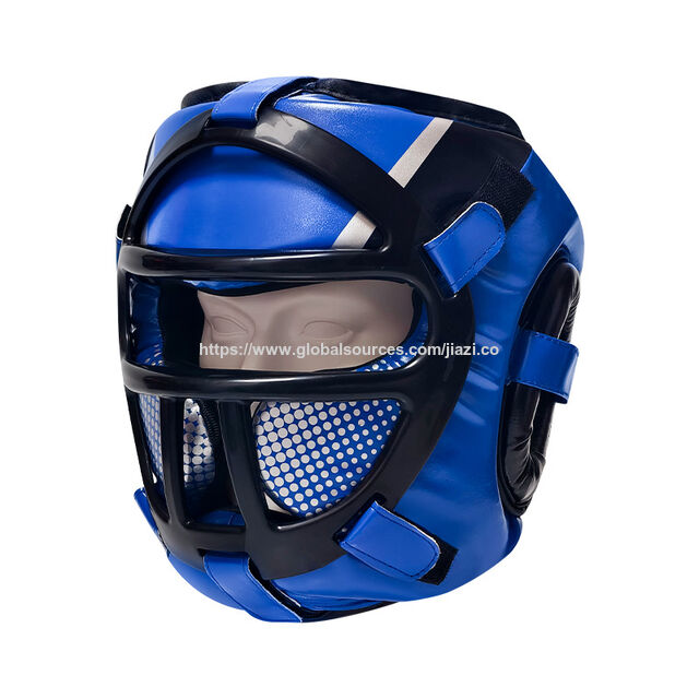 Casques de taekwondo, Casque de boxe pour enfants, Protection de tête de combat de taekwondo, Épaissi, Conception de visage de singe, Entraînement de compétition, Équipement de protection