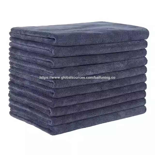 Toallas de peluquería y salón de belleza con absorción de agua, personalizadas para limpieza de coches, secado de cabello sin pelusa