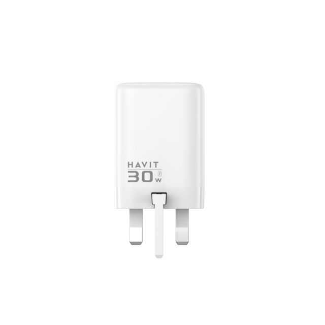 HAVIT UCK83 Chargeur USB PD30W UK - Charge Rapide Portable et Léger