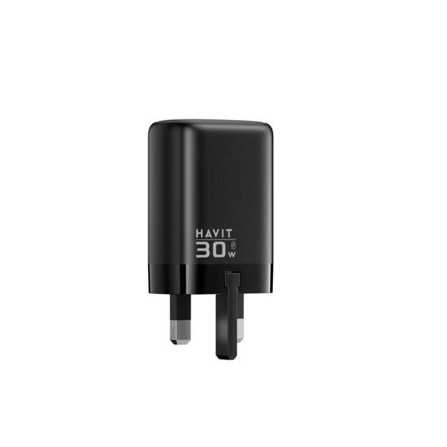 HAVIT UCK83 Chargeur USB PD30W UK - Charge Rapide Portable et Léger