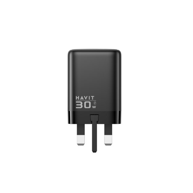 HAVIT UCK83 Chargeur USB PD30W UK - Charge Rapide Portable et Léger