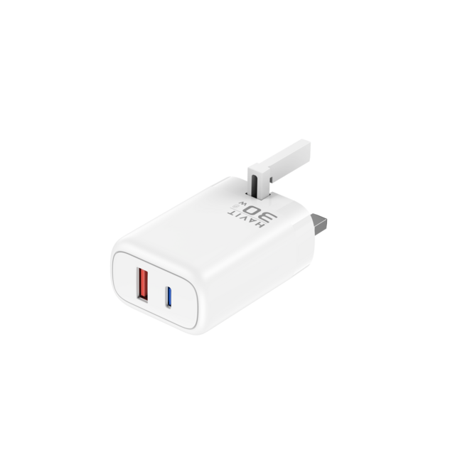HAVIT UCK83 Chargeur USB PD30W UK - Charge Rapide Portable et Léger