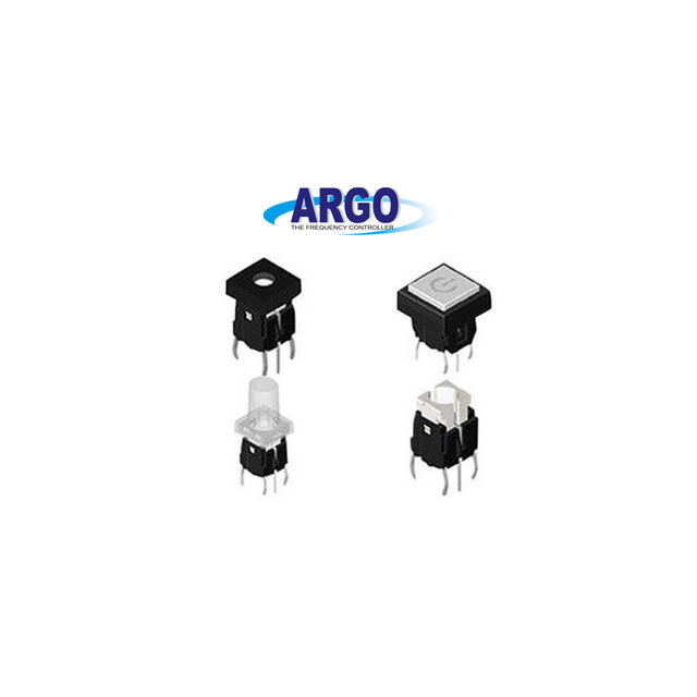 LED-Tastschalter, Kontaktbelastbarkeit 50mA, 12V DC, Durchschlagfestigkeit 250V AC/1 Minute, Hub 0,25mm, Lebensdauer 300.000 Zyklen