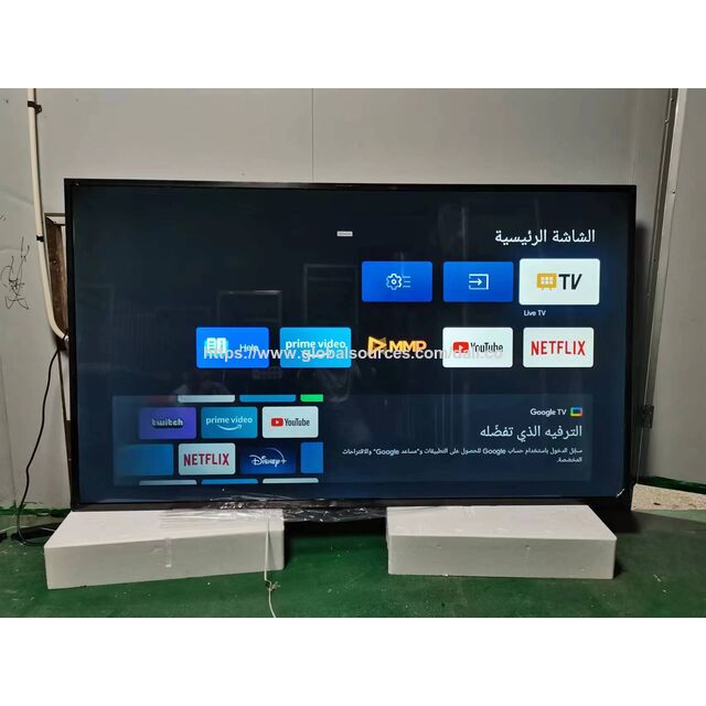 Precio de fábrica 65 pulgadas Google TV 2160p con Asistente de Google DTMB DVB-T2 S2 ISDB-T ATSC Certificaciones CE FCC ser un monitor grande
