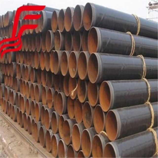ASTM A53 Sch40 ERW Tubos de Acero al Carbono Redondos Galvanizados por Inmersión en Caliente Q345 DN150 de 8m de Longitud