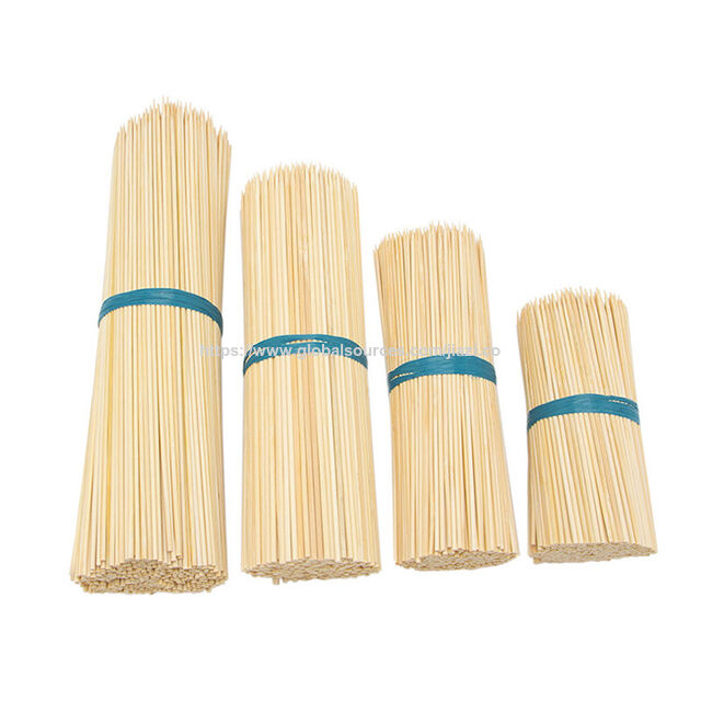 Natürliche Bambusspieße für BBQ, Holzspieße zum Grillen, Bambus Paddle Picks, Holzspieße für verschiedene Früchte