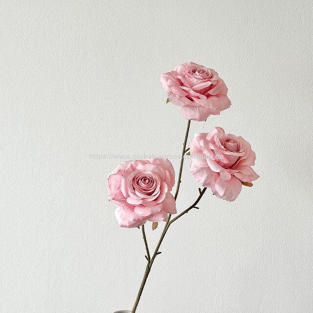 Flores de simulação rosa de alta qualidade para decoração de casamento: Arranjos florais para corredores, tetos, arcos de boas-vindas de hotéis e fileiras de chão.