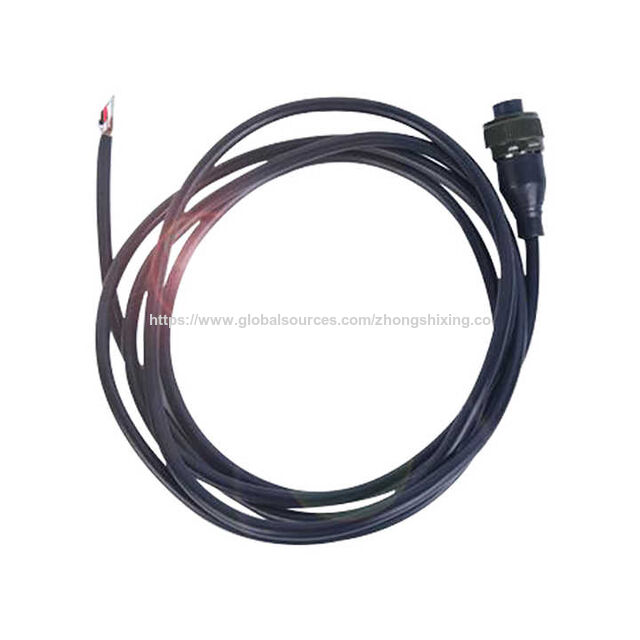 Conector circular de alta calidad MS306-10-2PNL, conector hembra, cable con cadena de plástico de inyección, conector recto