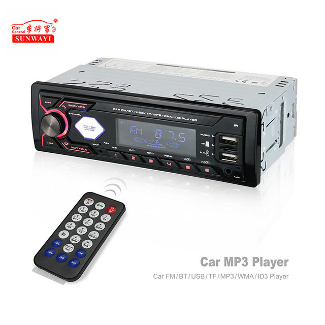 Rádio MP3 Player Hi-Fi para Carro USB/SD com Função Bluetooth/FM/AM