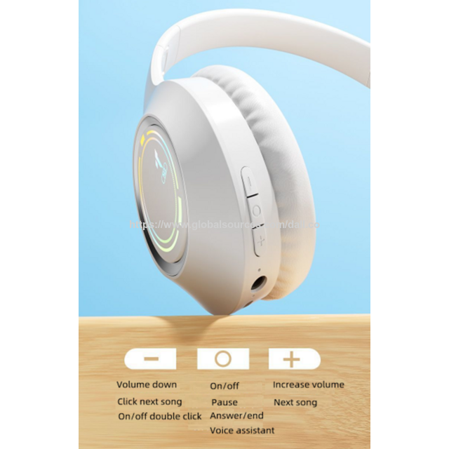 Auriculares inalámbricos plegables con cancelación de ruido BT5.3, precio de fábrica, para móvil/PC, batería de 80 horas