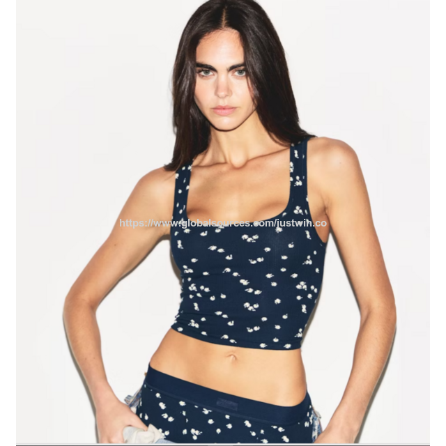 Fabrikpreis Baumwollripp Damen T-Shirt Tank Top 3er-Pack