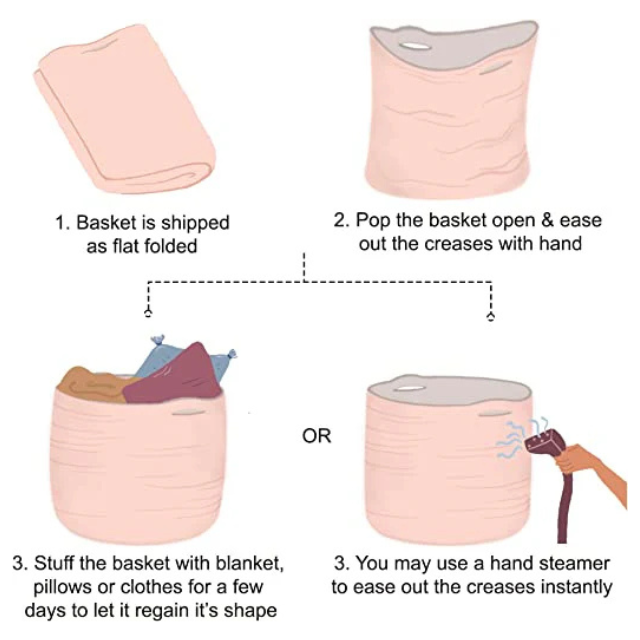 Panier à linge en coton recyclé personnalisable 15x17,7 pouces, panier de rangement en corde tissée pour serviettes, jouets et couvertures, prix d'usine OEM/ODM