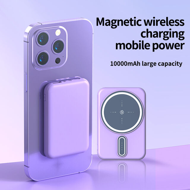 2026 Carregador sem Fio Portátil OEM com Suporte, Power Bank 5000 MAH PD 22.5W Carregamento Rápido para Celular