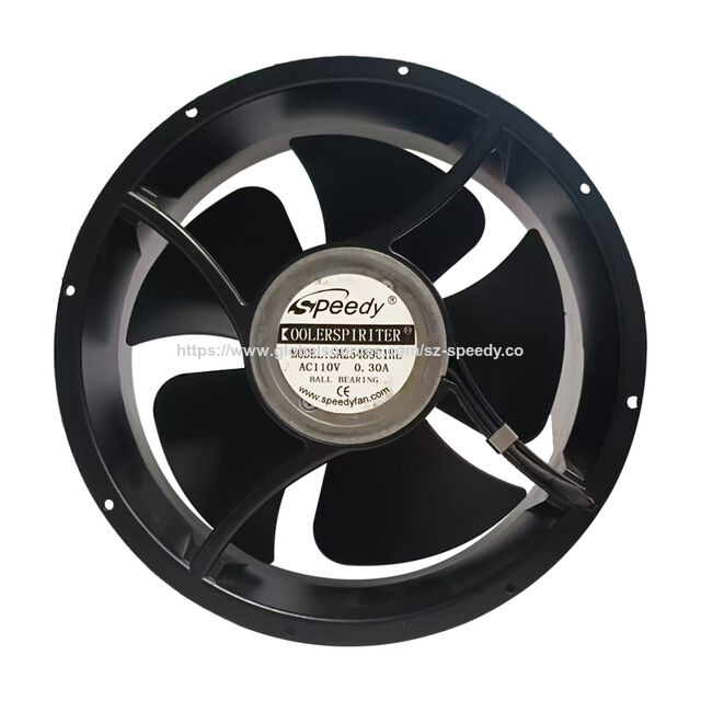 Schneller, hochwertiger, leistungsstarker bürstenloser 220V-240V AC 25489 Lüfter 254*254*89 mm zur Kühlung von elektronischen Geräten