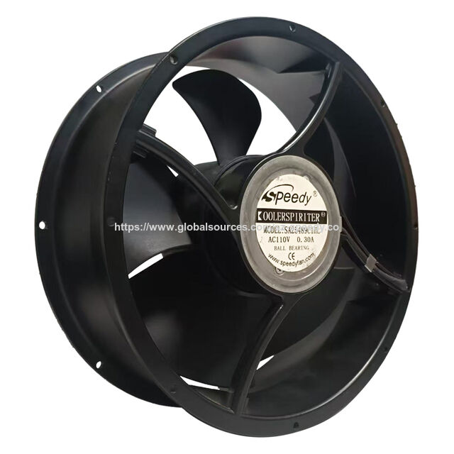 Schneller, hochwertiger, leistungsstarker bürstenloser 220V-240V AC 25489 Lüfter 254*254*89 mm zur Kühlung von elektronischen Geräten
