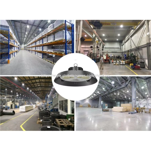 Luminaire industriel LED High Bay UFO 100W-240W, efficace et économe en énergie, pour éclairage d'usine, d'entrepôt et d'atelier