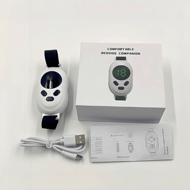 Appareil d'aide au sommeil portable Instrument de maintien à microcourant Soulagement de l'anxiété et de la pression Masseur de tête pour un sommeil profond