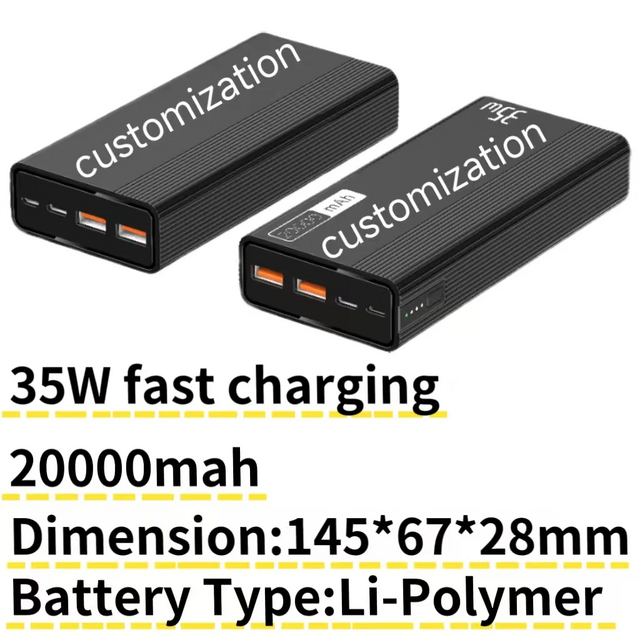Power Bank de Alta Capacidade 20000mAh OEM/ODM Tendência 2026, Carregamento Rápido de 22.5W para Celulares, Energia de Longa Duração para Viagens/Atividades ao Ar Livre