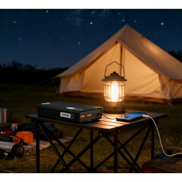 Power Bank de Alta Capacidade 20000mAh OEM/ODM Tendência 2026, Carregamento Rápido de 22.5W para Celulares, Energia de Longa Duração para Viagens/Atividades ao Ar Livre