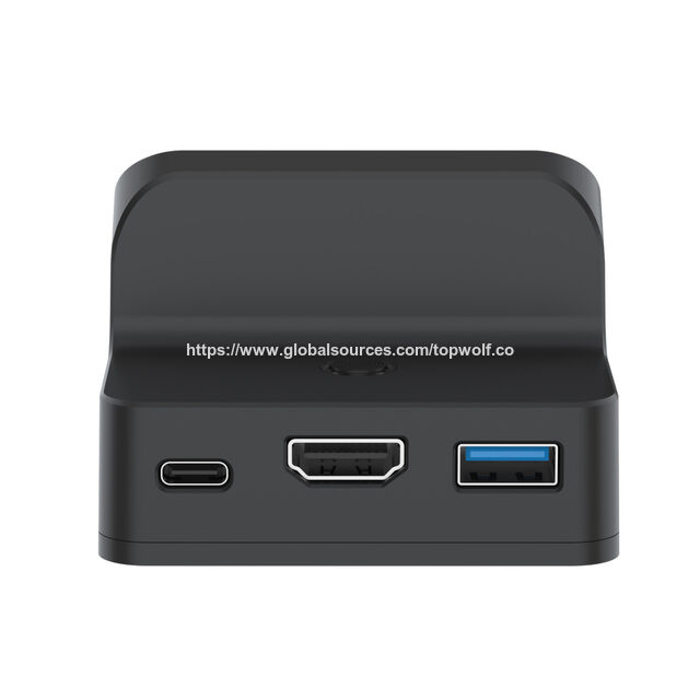 Estação de Acoplamento de TV HONSON 4K 60HZ para Console Switch2, Comutação de Modo TV/Tabletop, Suporte para Saída de Vídeo 4K, 1080P e 720P